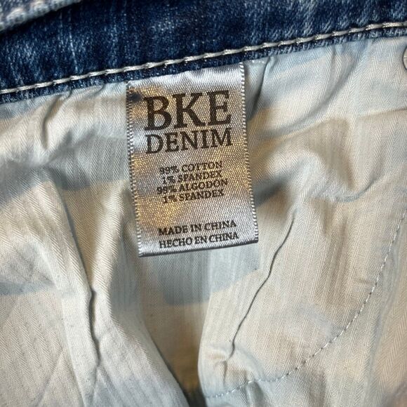 BKE Jeans Mens 34x33 Blue Seth Straight Mid Rise Medium Wash Denim 34L - Picture 10 of 13